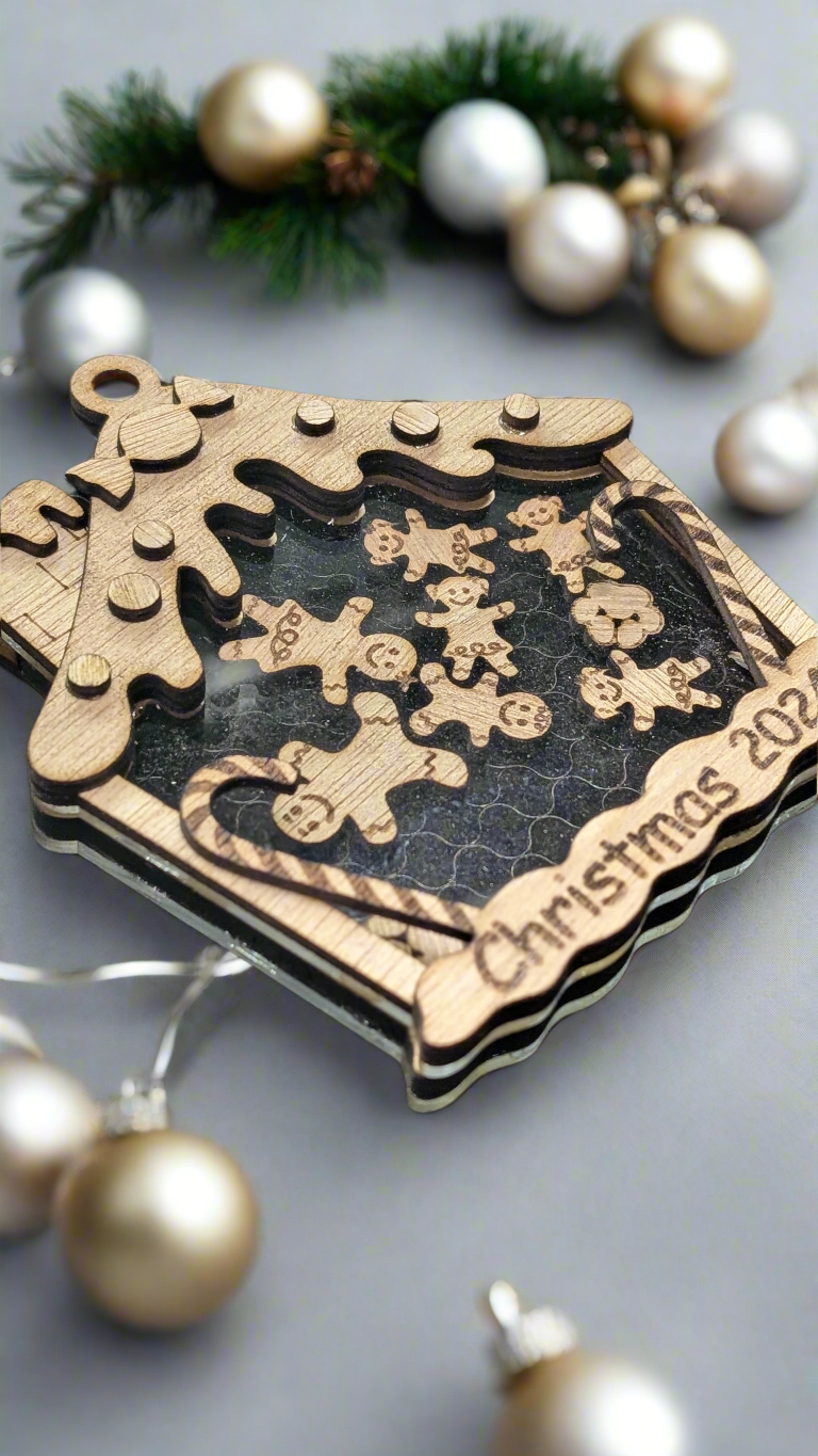 Gingerbread House Family Ornament